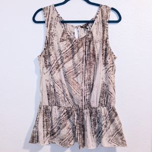 Sleeveless blouse Daisy Fuentes Sz XL